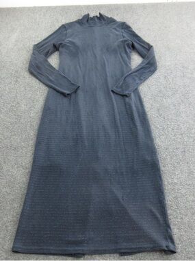 Marine Layer Charcoal Maxi Dress with Metallic Fleck